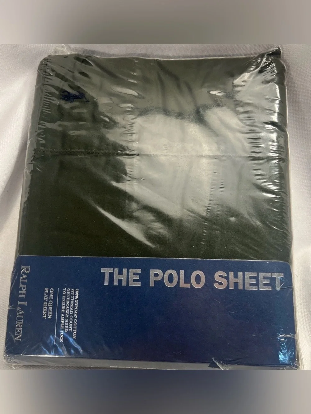 The Polo Sheet Ralph Lauren Queen Flat Sheet Olive